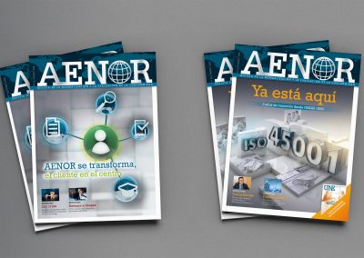 Ilustraciones 3d para portadas AENOR